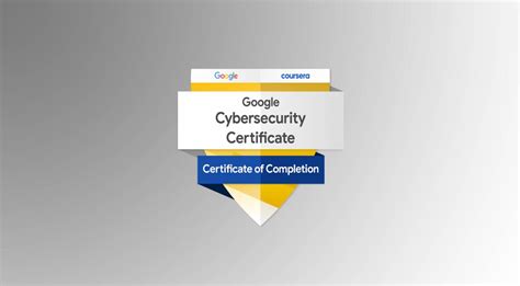 Google Cybersecurity Certificate badge